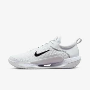 White / Black Nike NikeCourt Zoom NXT Hard Court Men's Tennis Shoes | NK156NVY