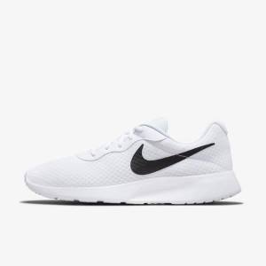 White / Black Nike Tanjun Men's Sneakers | NK271HZX