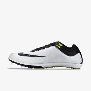 White / Black Nike Zoom Mamba 3 Unisex Distance Spike Women's Running Shoes | NK047XOQ