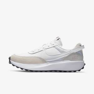 White / Black / Orange Nike Waffle Debut Women's Sneakers | NK840NIM