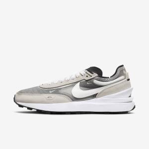 White / Black / Orange Nike Waffle One Women's Sneakers | NK370ISC