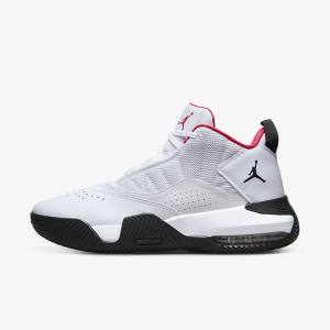 White / Black / Pink Nike Jordan Stay Loyal Men's Jordan Shoes | NK725SKN