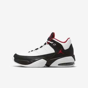 White / Black / Red Nike Jordan Max Aura 3 Older Kids' Sneakers | NK305XRS