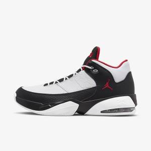 White / Black / Red Nike Jordan Max Aura 3 Men's Jordan Shoes | NK903CHR