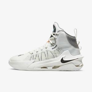 White / Black / White Nike Air Zoom G.T. Jump Women's Basketball Shoes | NK130HXK