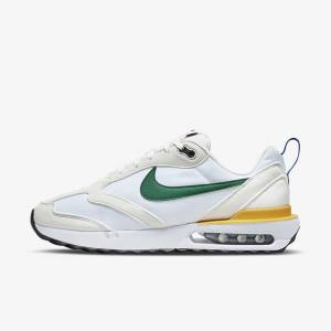 White / Gold Nike Air Max Dawn Men's Sneakers | NK097PJG