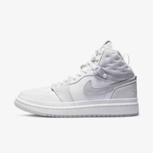 White / Grey Nike Air Jordan 1 Acclimate Women's Sneakers | NK609TSH