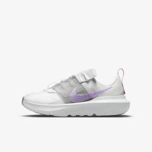 White / Grey / Pink / Purple Nike Crater Impact Older Kids' Sneakers | NK487ANW