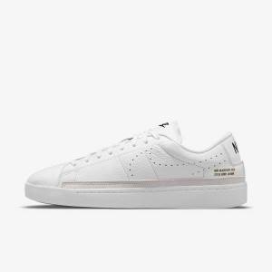 White / Light Brown / Black Nike Blazer Low X Men's Sneakers | NK527TMD