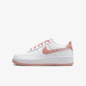 White / Light Nike Air Force 1 LV8 Older Kids' Sneakers | NK172REB