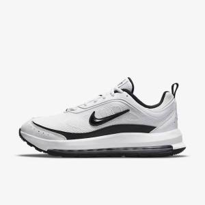 White / Light Red / Black Nike Air Max AP Men's Sneakers | NK437SLK