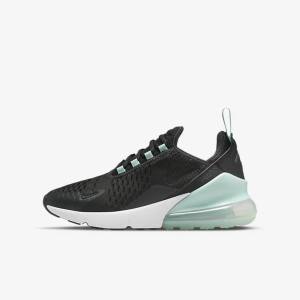 White / Mint / Black Nike Air Max 270 Older Kids' Sneakers | NK927ZAE