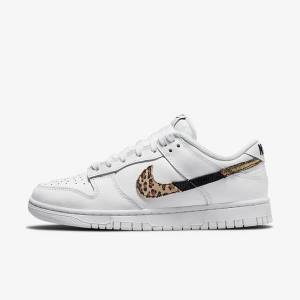 White / Multicolor Nike Dunk Low SE Women's Sneakers | NK512AQK