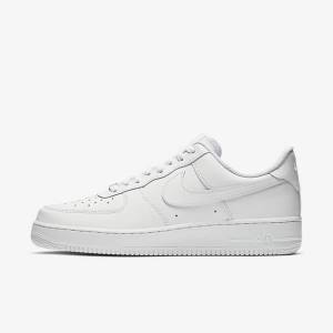 White Nike Air Force 1 07 Men's Sneakers | NK456EOH