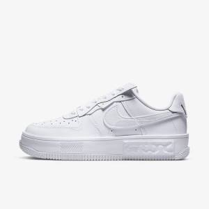 White Nike Air Force 1 Fontanka Women's Sneakers | NK910FJG