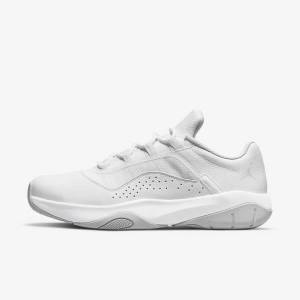 White / Platinum Nike Air Jordan 11 CMFT Low Men's Jordan Shoes | NK421HSG