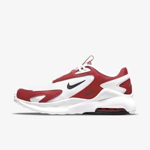 White / Red / Black Nike Air Max Bolt Men's Sneakers | NK907TQU