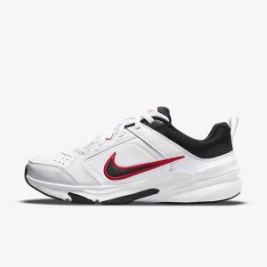 White / Red / Black Nike Defy All Day Men's Training Shoes | NK091BAJ