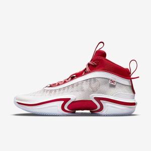 White / Red / White Nike Air Jordan XXXVI SE Kia Global Game Men's Basketball Shoes | NK642ZIF