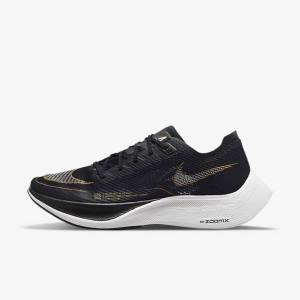 White / Turquoise / Black / Pink Nike ZoomX Vaporfly Next% 2 Road Racing Men's Running Shoes | NK213DKW